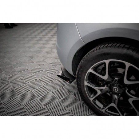 Maxton Street Pro Rear Valance + Flaps Opel Astra GTC OPC-Line J Red + Gloss Flaps, Nouveaux produits maxton-design