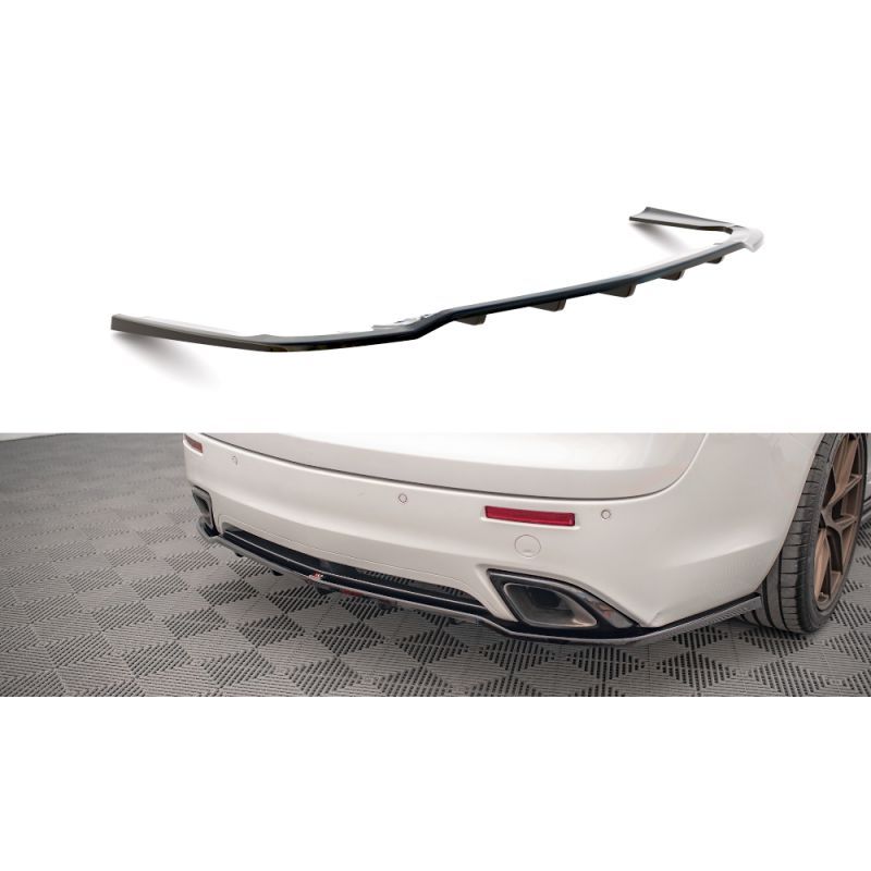 Maxton Central Rear Splitter (with vertical bars) Opel Insignia OPC Mk1 Gloss Black, Nouveaux produits maxton-design