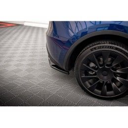 Maxton Central Rear Splitter (with vertical bars) Tesla Model Y Gloss Black, Nouveaux produits maxton-design