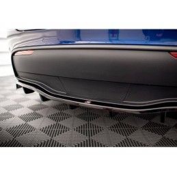 Maxton Central Rear Splitter (with vertical bars) Tesla Model Y Gloss Black, Nouveaux produits maxton-design