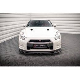 Maxton Front Splitter Nissan GTR R35 Facelift Gloss Black, Nouveaux produits maxton-design