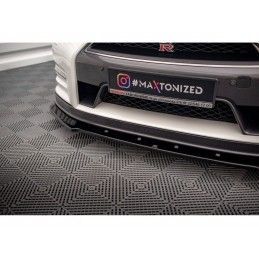 Maxton Front Splitter Nissan GTR R35 Facelift Gloss Black, Nouveaux produits maxton-design