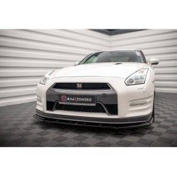 Maxton Front Splitter Nissan GTR R35 Facelift Gloss Black, Nouveaux produits maxton-design