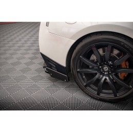 Maxton Central Rear Splitter + Flaps for Nissan GTR R35 Facelift Gloss Black, Nouveaux produits maxton-design