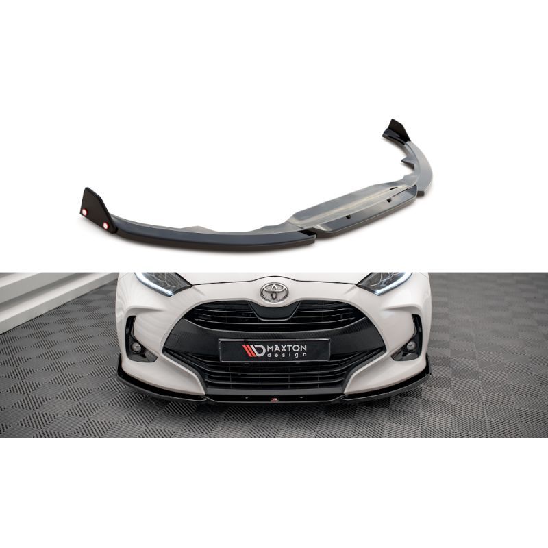 Maxton Front Splitter V.1 + Flaps Toyota Yaris Mk4 Gloss Black, Nouveaux produits maxton-design