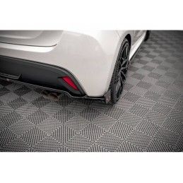 Maxton Central Rear Splitter V.1 + Flaps Toyota Yaris Mk4 Gloss Black, Nouveaux produits maxton-design