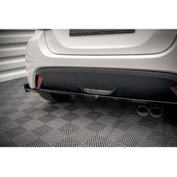 Maxton Central Rear Splitter V.1 + Flaps Toyota Yaris Mk4 Gloss Black, Nouveaux produits maxton-design