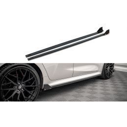 Maxton Side Skirts Diffusers V.1+ Flaps Toyota Yaris Mk4 Gloss Black, Nouveaux produits maxton-design