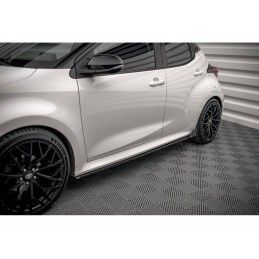 Maxton Side Skirts Diffusers V.1+ Flaps Toyota Yaris Mk4 Gloss Black, Nouveaux produits maxton-design