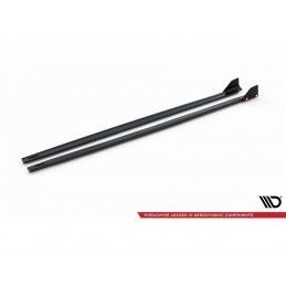 Maxton Side Skirts Diffusers V.1+ Flaps Toyota Yaris Mk4 Gloss Black, Nouveaux produits maxton-design