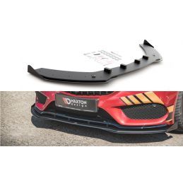 Maxton Racing Durability Front Splitter + Flaps Mercedes - AMG C43 Coupe C205 Black-Red + Gloss Flaps, Nouveaux produits maxton-