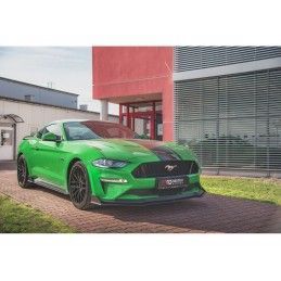 Maxton Street Pro Front Splitter V.2 Ford Mustang GT MK6 Facelift Black, Nouveaux produits maxton-design