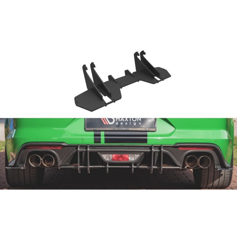 Maxton Street Pro Rear Diffuser Ford Mustang GT Mk6 Facelift Black, Nouveaux produits maxton-design