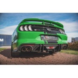 Maxton Street Pro Rear Diffuser Ford Mustang GT Mk6 Facelift Black, Nouveaux produits maxton-design