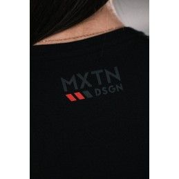 Maxton Womens Black T-shirt with red logo XS, Nouveaux produits maxton-design