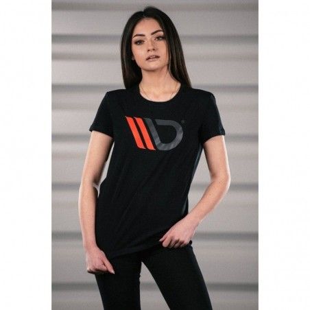 Maxton Womens Black T-shirt with red logo S, Nouveaux produits maxton-design
