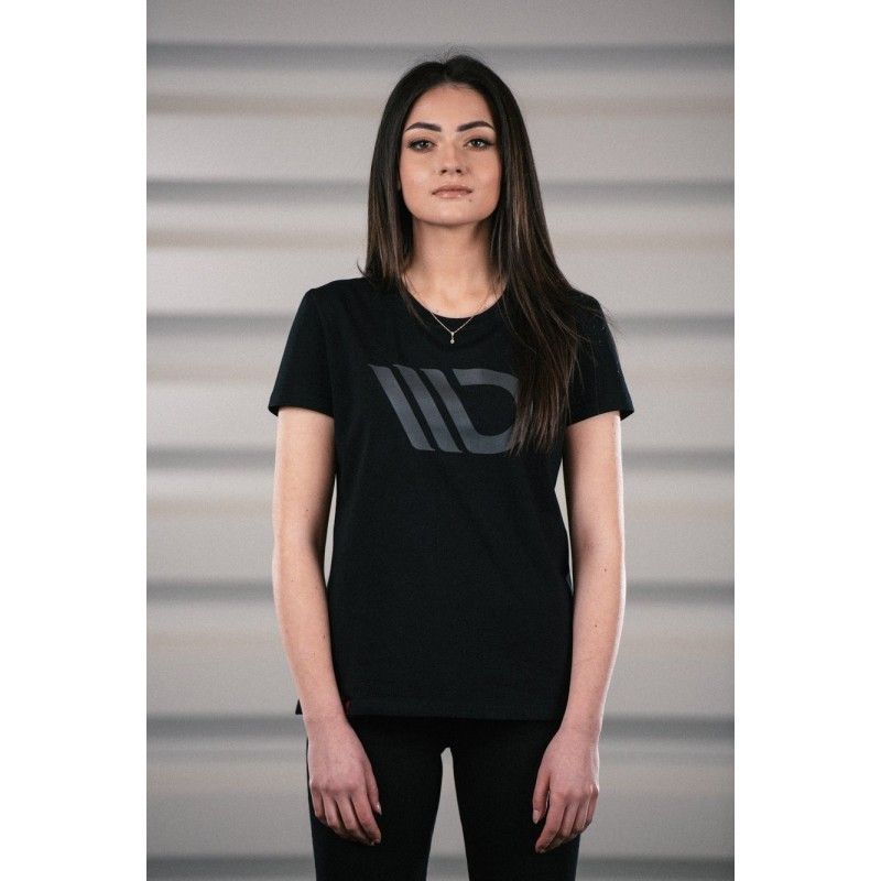 Maxton Womens Black T-shirt with grey logo L, Nouveaux produits maxton-design