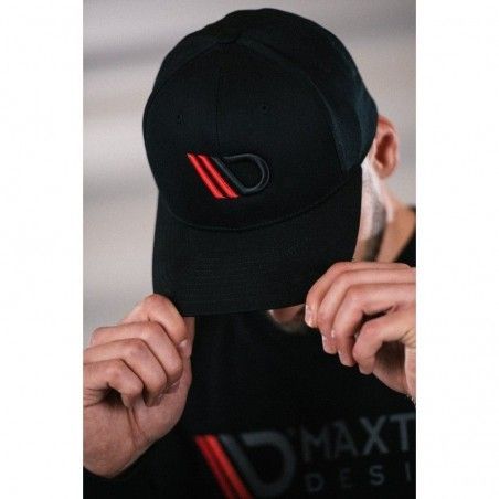 Maxton Cap Black/Red Logo, Nouveaux produits maxton-design