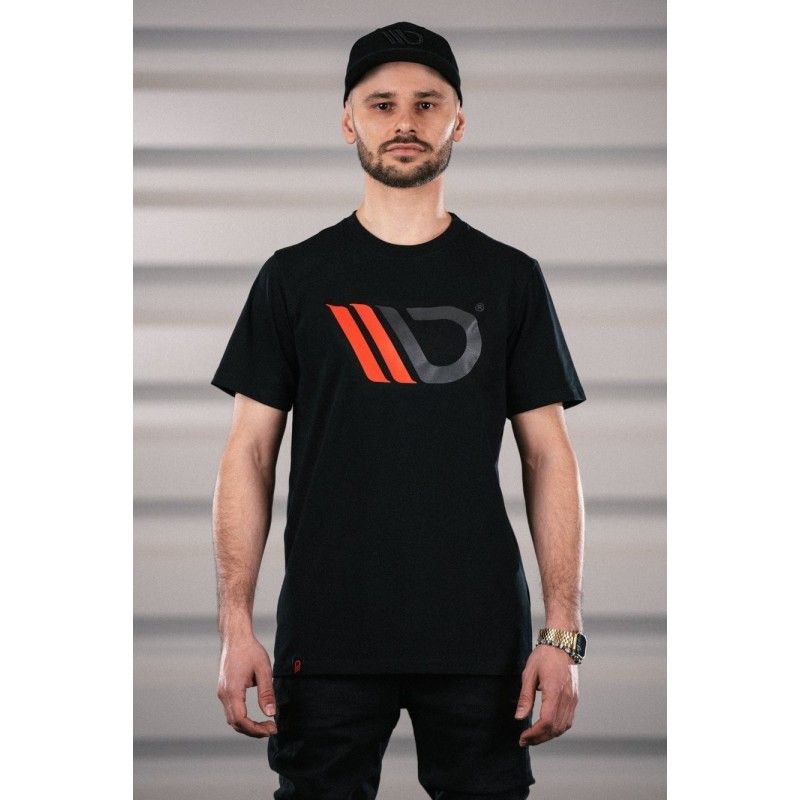 Maxton Black T-shirt with red logo M, Nouveaux produits maxton-design