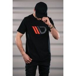 Maxton Black T-shirt with red logo M, Nouveaux produits maxton-design