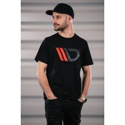 Maxton Black T-shirt with red logo L, Nouveaux produits maxton-design