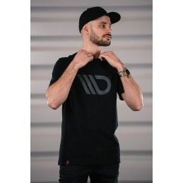 Maxton Black T-shirt with gray logo M, Nouveaux produits maxton-design