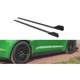 Maxton Street Pro Side Skirts Diffusers V.2 Ford Mustang GT Mk6 Facelift Black, Nouveaux produits maxton-design