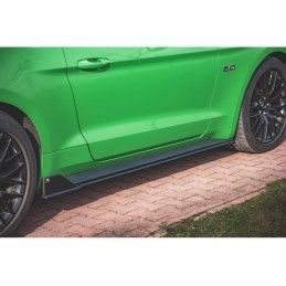 Maxton Street Pro Side Skirts Diffusers V.2 Ford Mustang GT Mk6 Facelift Black, Nouveaux produits maxton-design