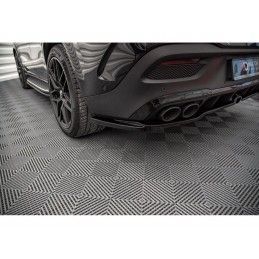 Maxton Central Rear Splitter (with vertical bars) Mercedes-AMG GLE Coupe C167 Gloss Black, Nouveaux produits maxton-design