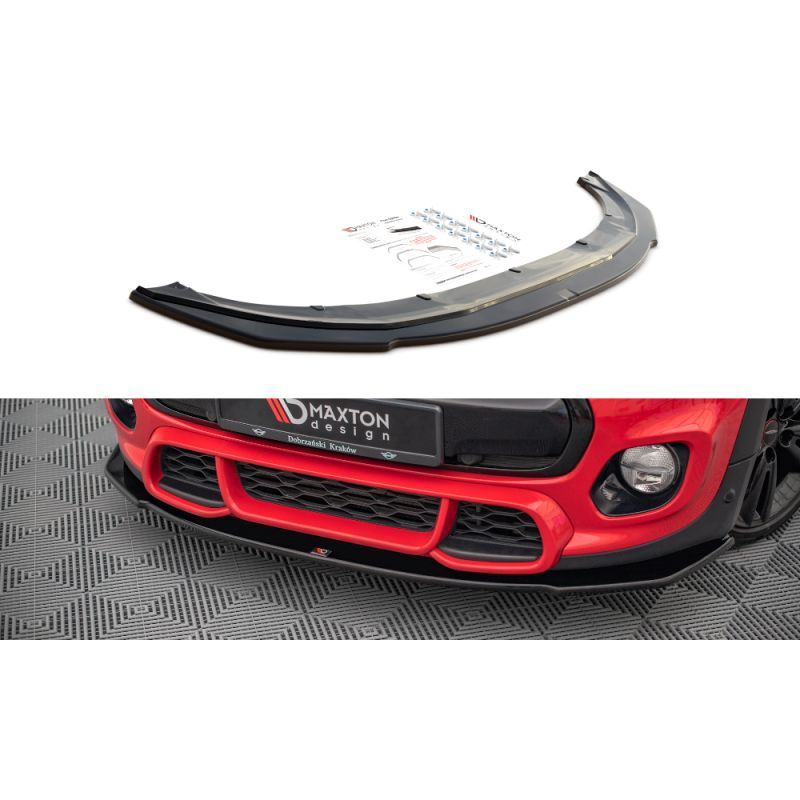 Maxton Front Splitter Mini Cooper S John Copper Works F56 Gloss Black, Nouveaux produits maxton-design