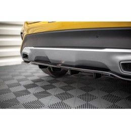Maxton Central Rear Splitter (with vertical bars) Kia XCeed Mk1 Gloss Black, Nouveaux produits maxton-design