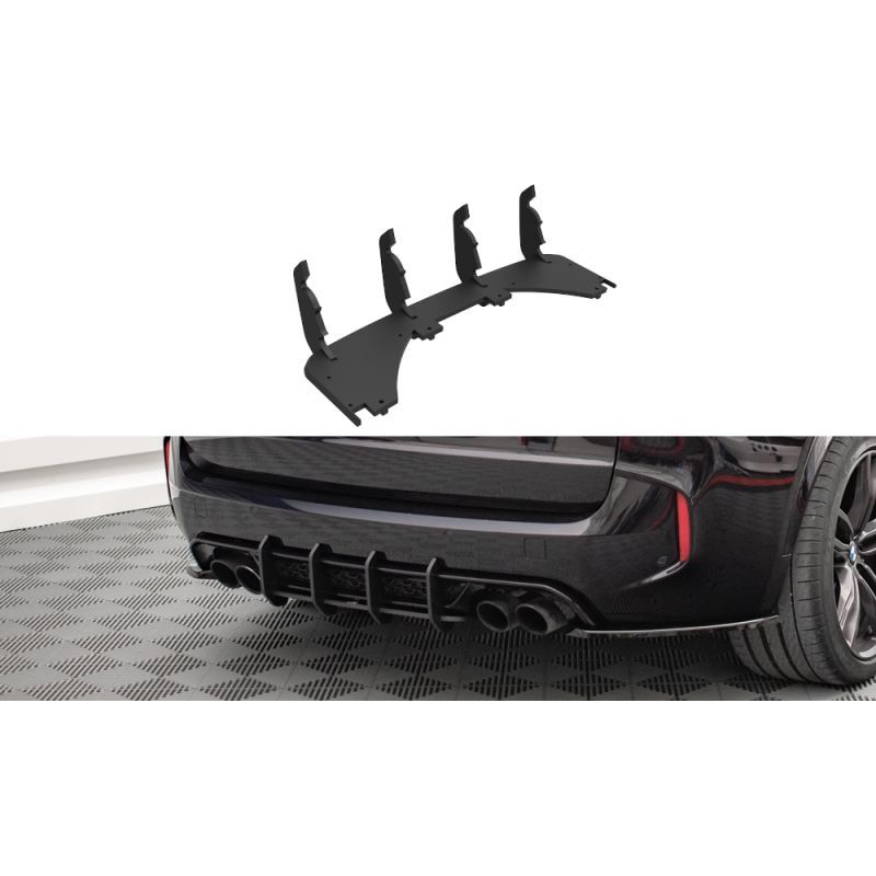 Maxton Street Pro Rear Diffuser BMW X5 M F15 Black, Nouveaux produits maxton-design