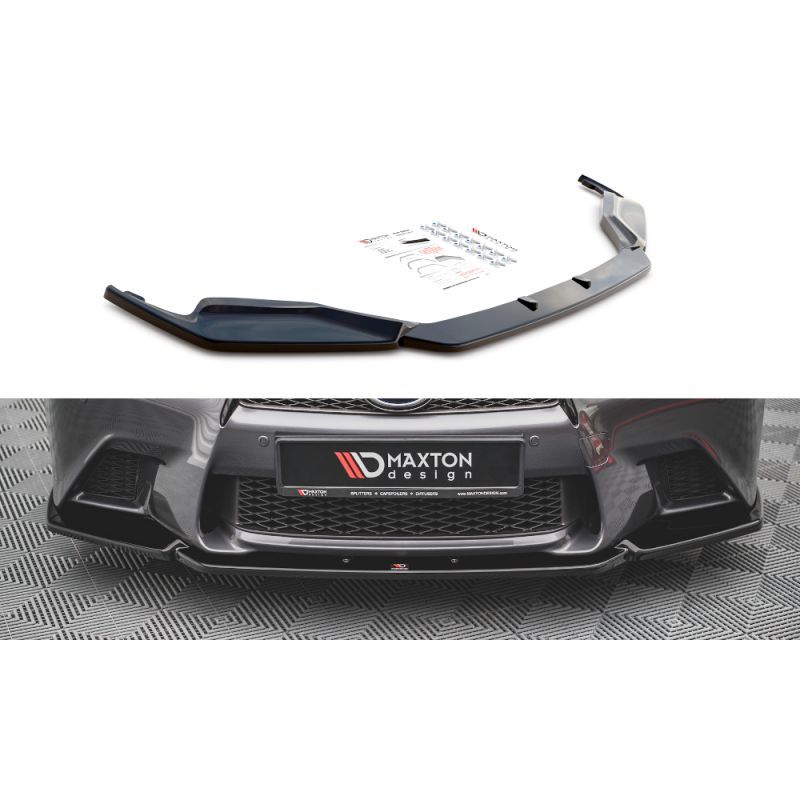 Maxton Front Splitter V.1 Lexus GS F Sport Mk4 (L10) Gloss Black, Nouveaux produits maxton-design