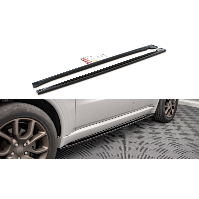 Maxton Side Skirts Diffusers Dodge Durango RT Mk3 Gloss Black, Nouveaux produits maxton-design