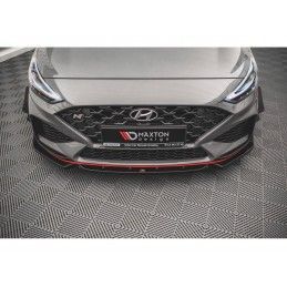 Maxton Front Splitter V.1 + Flaps Hyundai I30 N Hatchback/Fastback Mk3 Facelift Gloss Black, Nouveaux produits maxton-design