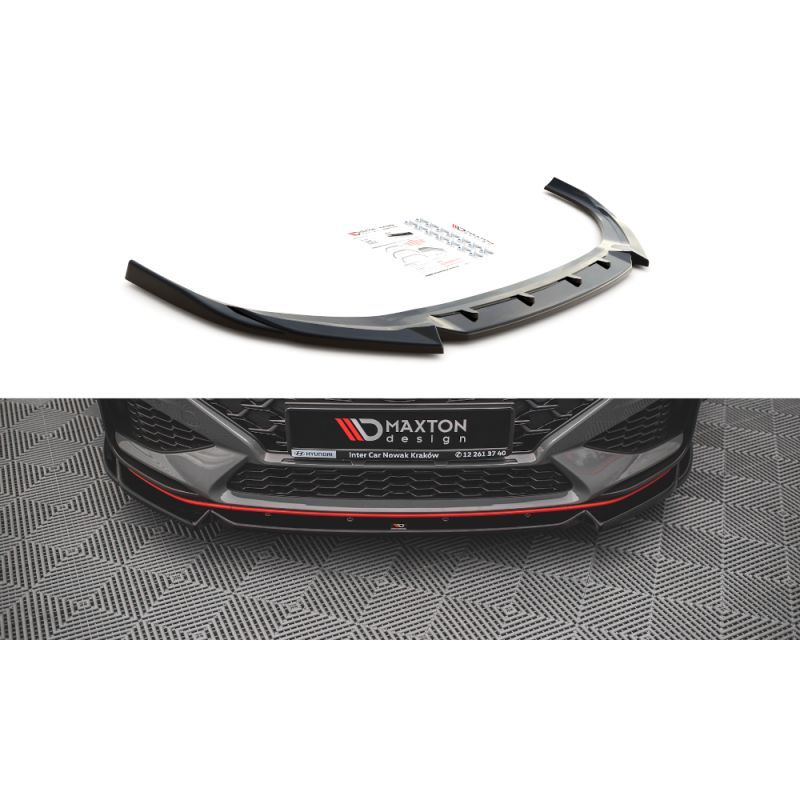 Maxton Front Splitter V.2 Hyundai I30 N Hatchback/Fastback Mk3 Facelift Gloss Black, Nouveaux produits maxton-design