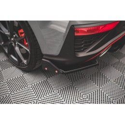 Maxton Rear Side Splitters V.1 + Flaps Hyundai I30 N Hatchback Mk3 Facelift Gloss Black, Nouveaux produits maxton-design