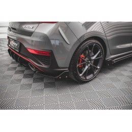 Maxton Rear Side Splitters V.1 + Flaps Hyundai I30 N Hatchback Mk3 Facelift Gloss Black, Nouveaux produits maxton-design