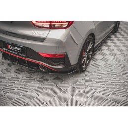 Maxton Street Pro Rear Side Splitters Hyundai I30 N Hatchback Mk3 Facelift Black-Red, Nouveaux produits maxton-design