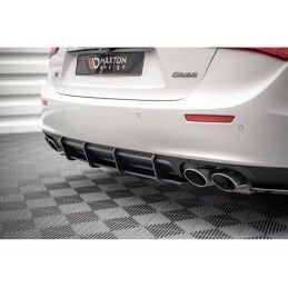 Maxton Street Pro Rear Diffuser Maserati Ghibli Mk3 Black-Red, Nouveaux produits maxton-design