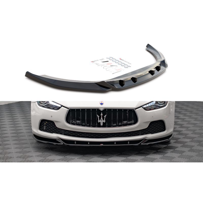 Maxton Front Splitter V.1 Maserati Ghibli Mk3 Gloss Black, Nouveaux produits maxton-design