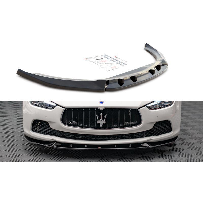 Maxton Front Splitter V.2 Maserati Ghibli Mk3 Gloss Black, Nouveaux produits maxton-design