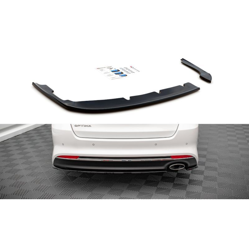 Maxton Rear Side Splitters Kia Optima Mk4 Gloss Black, Nouveaux produits maxton-design