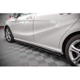 Maxton Side Skirts Diffusers V.1 Mercedes-Benz A W176 Gloss Black, Nouveaux produits maxton-design