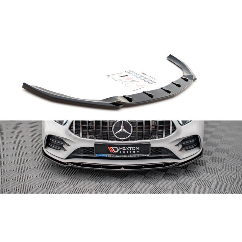 Maxton Front Splitter V.5 Mercedes A35 AMG / AMG-Line W177 Gloss Black, Nouveaux produits maxton-design