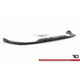 Maxton Central Rear Splitter (with vertical bars) V.2 Mercedes A 35 AMG Sedan V177 Gloss Black, Nouveaux produits maxton-design