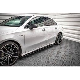 Maxton Side Skirts Diffusers V.2 Mercedes A35 AMG / AMG-Line W177 Gloss Black, Nouveaux produits maxton-design
