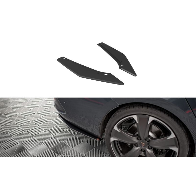 Maxton Street Pro Rear Side Splitters Cupra Leon ST Black-Red, Nouveaux produits maxton-design