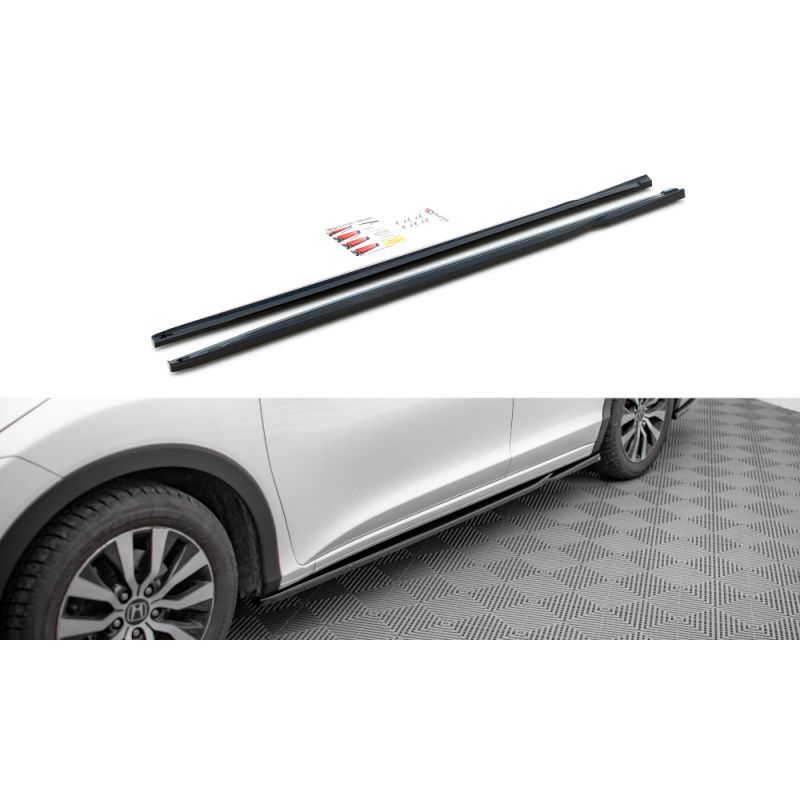 Maxton Side Skirts Diffusers Honda Civic Mk9 Gloss Black, Nouveaux produits maxton-design