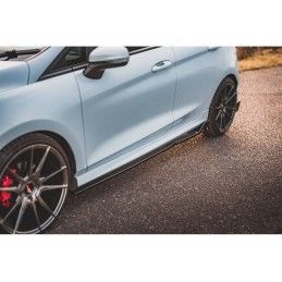 Maxton Side Skirts Diffusers V.2 + Flaps Ford Fiesta ST / ST-Line Gloss Black, Nouveaux produits maxton-design